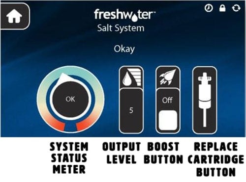 Turning on the Freshwater Salt System on a highlife spa