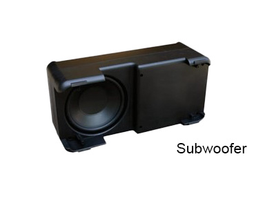 Subwoofer in the American Whirlpool Bluetooth Stereo System